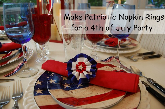 Patriotic Napkin Rings for the 4th of July Patriotic Napkin Rings for the 4th of July