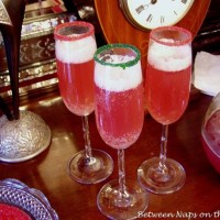 Champagne Punch for Christmas or New Year's Eve