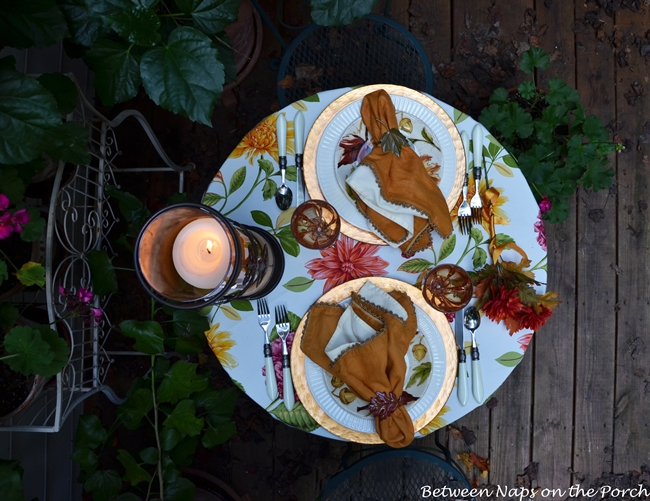 Autumn Tablescape (Between Naps on the Porch) Autumn Tablescape (Between Naps on the Porch)