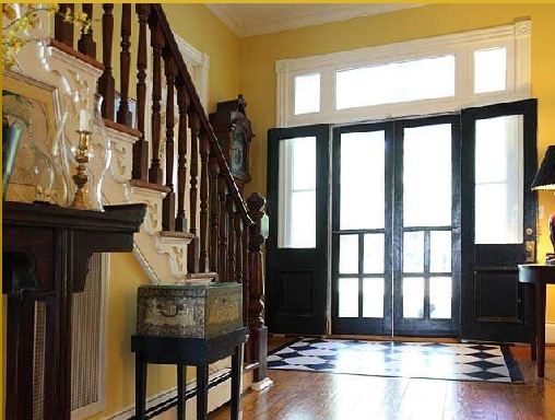 Center Hall of an historic Georgian Style home in Virginia Center Hall of an historic Georgian Style home in Virginia