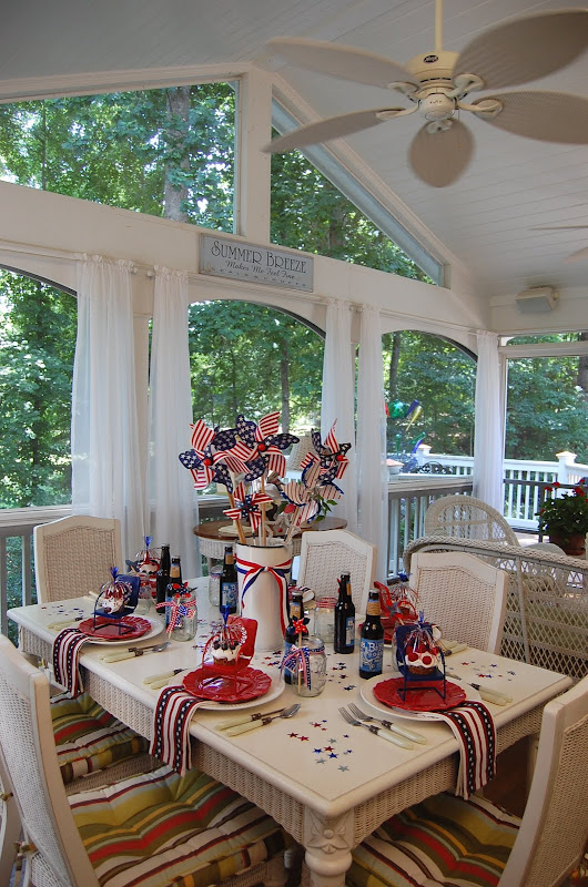 4th of July Table Setting and Decorating Ideas