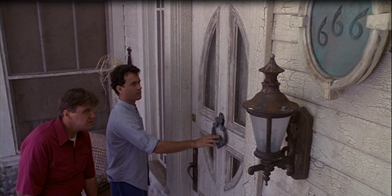 The Burbs, starring Tom Hanks and Carrie Fisher