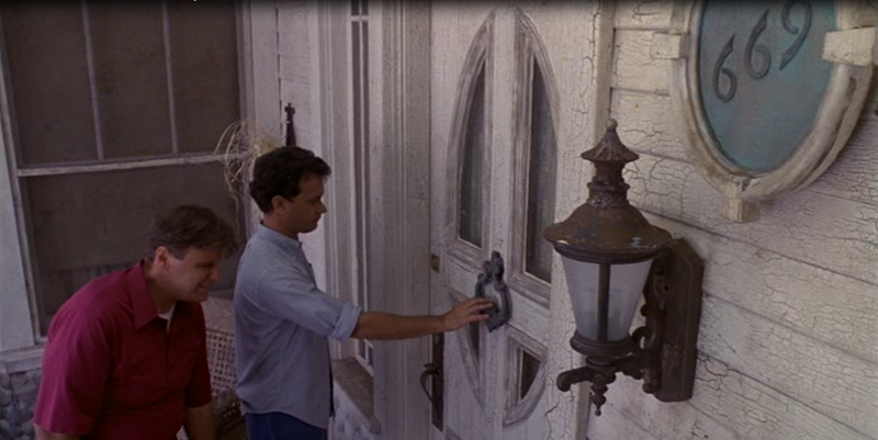 The Burbs, starring Tom Hanks and Carrie Fisher