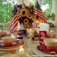 4th of July Party Table Setting Ideas