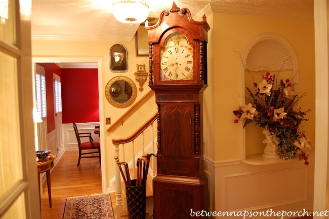 Entry with Grandfather Clock