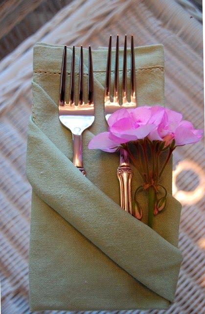 Triple Pocket Napkin Fold Tutorial