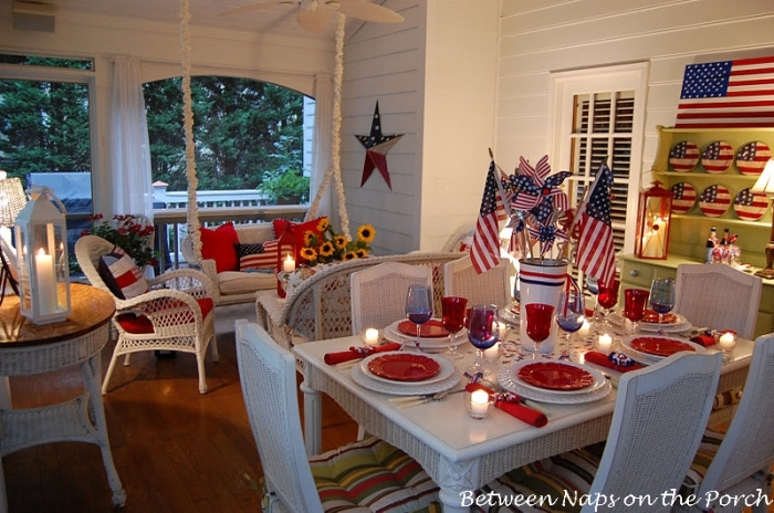 Decorate a Porch for the 4th of July