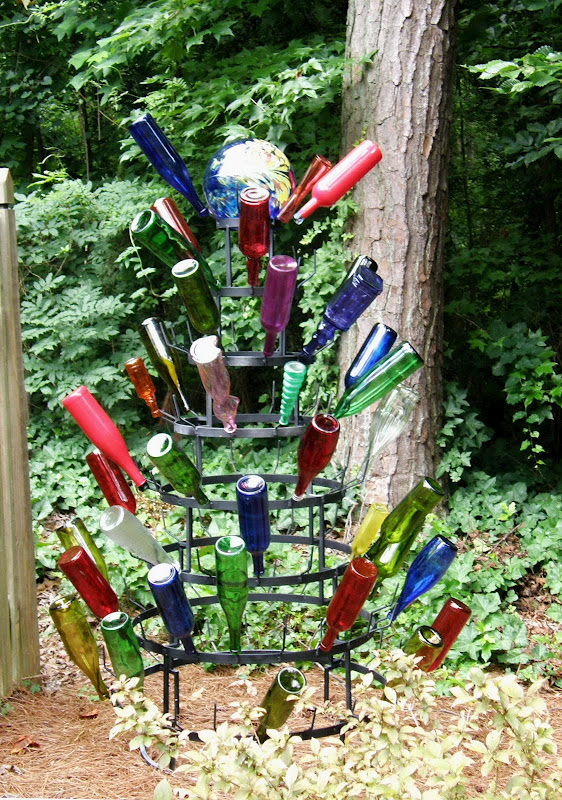 Bottle Tree in the garden