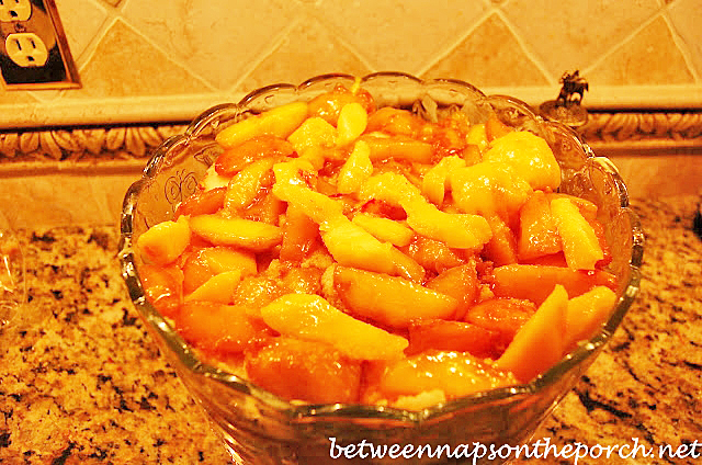 Peach Bourbon Trifle Recipe