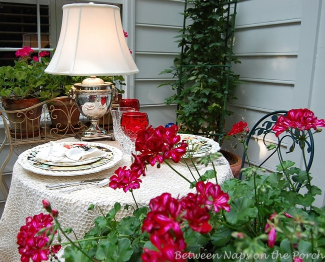 Romantic Table Setting Tablescape for Two