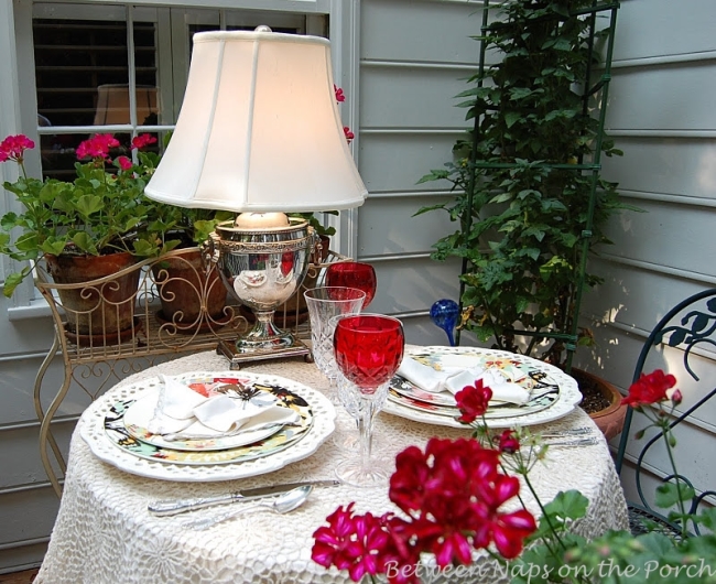 table settings romantic dinner for two