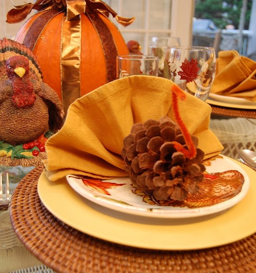 Thanksgiving Napkin Folding Turkey at Morgan Traylor blog