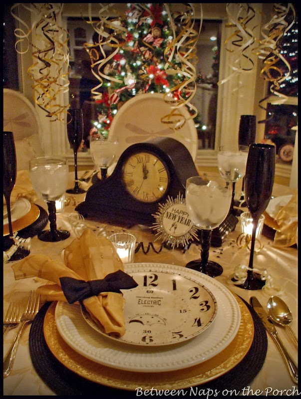 New Year’s Tablescapes and Table Settings