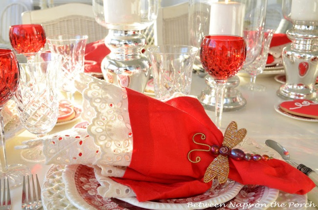 Valentine's Day Table Setting