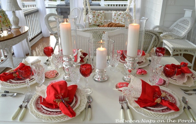 Valentine's Day Tablescapes Table Settings