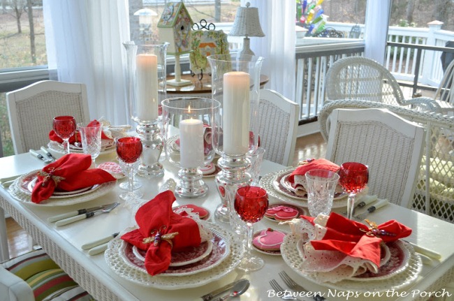 Valentine's Day Tablescapes Table Settings