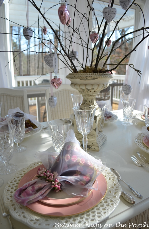 Valentine's Day or Mother's Day Table Setting 01