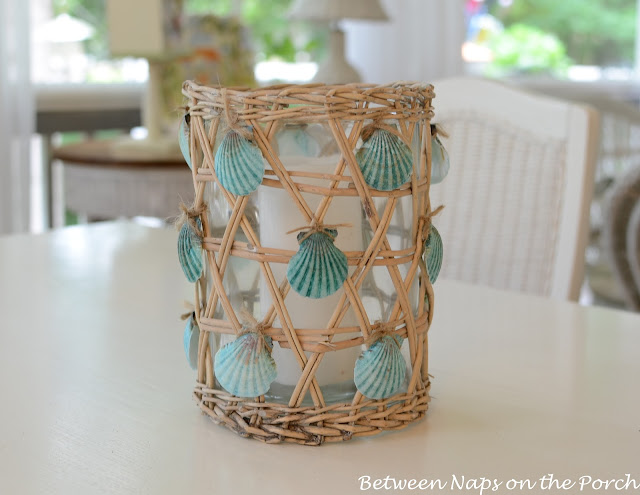 Seashell Craft Candle Holder