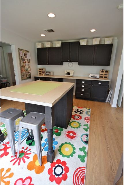 Formal Living Room Becomes Fabulous Craft Room Between Naps On The Porch