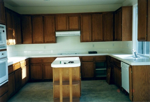 Kitchen Renovation, Paint Stained Cabinets