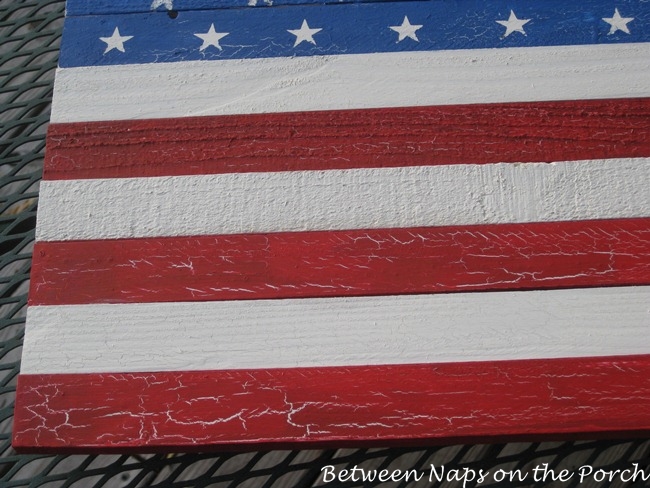 DIY Antique Distressed Flag