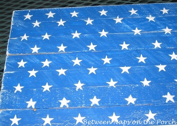 DIY Antique Distressed Flag