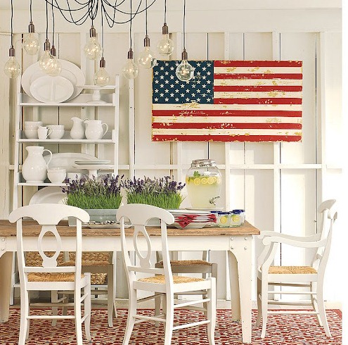 American flag deals furniture