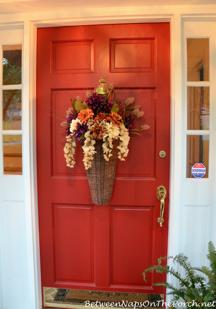 Autumn Basket For The Front Door 2