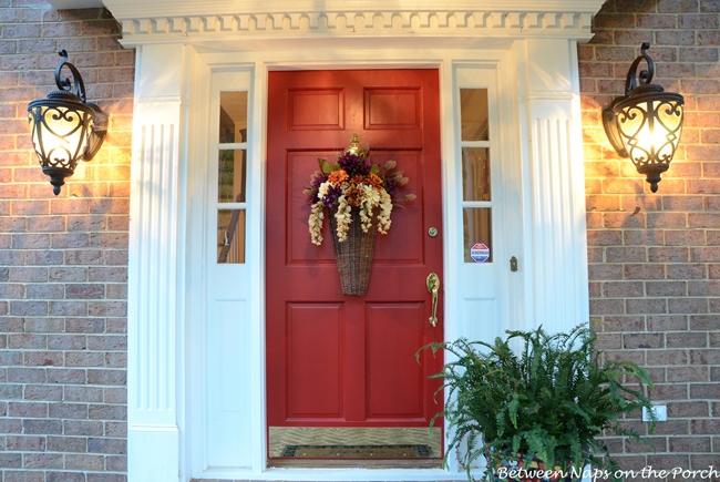 Greet Your Guests with an Autumn Basket – Between Naps on the Porch