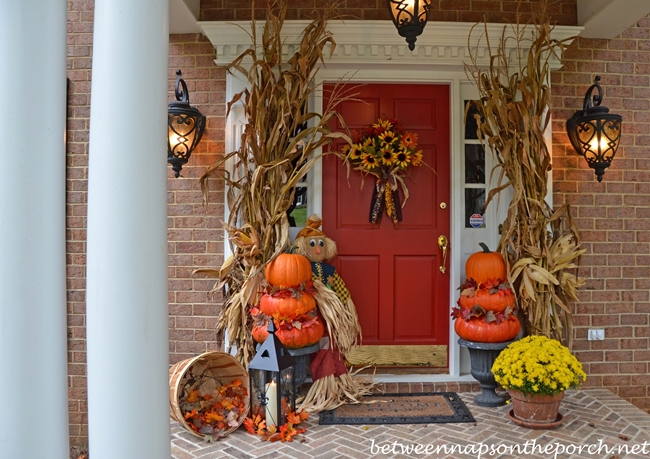 Make Pumpkin Topiaries For An Autumn Porch Between Naps On The Porch