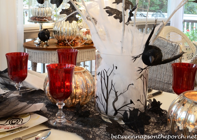 Halloween-Tablescape-with-Crow-Tree-Centerpiece