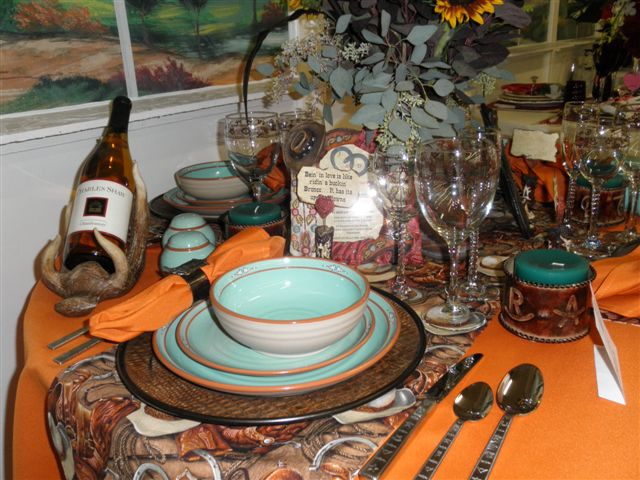 Autumn Tablescape, 1st Place at the County Fair