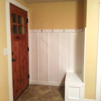 Mudroom Addition for a Small Entry