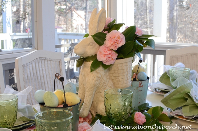 Easter Spring Tablescape Table Setting