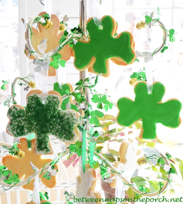 Shamrock Sugar Cookies for St. Patrick's Day