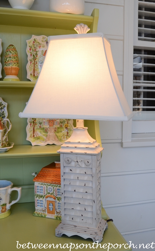 Shell Lamp Cottage Style