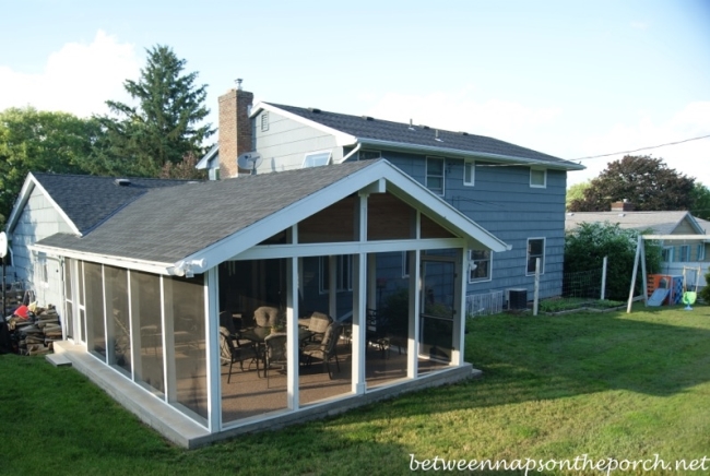 Screened-in Porch Addition: Convert a Patio into a Porch