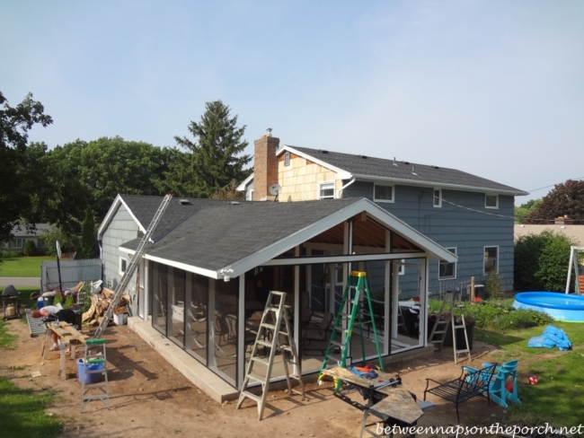 Screened Porch Construction