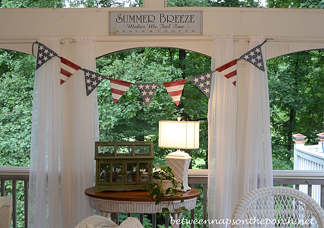 4th of July Patriotic Banner, Pottery Barn Inspired