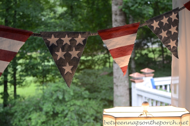 4th of July Patriotic Banner, Pottery Barn Inspired