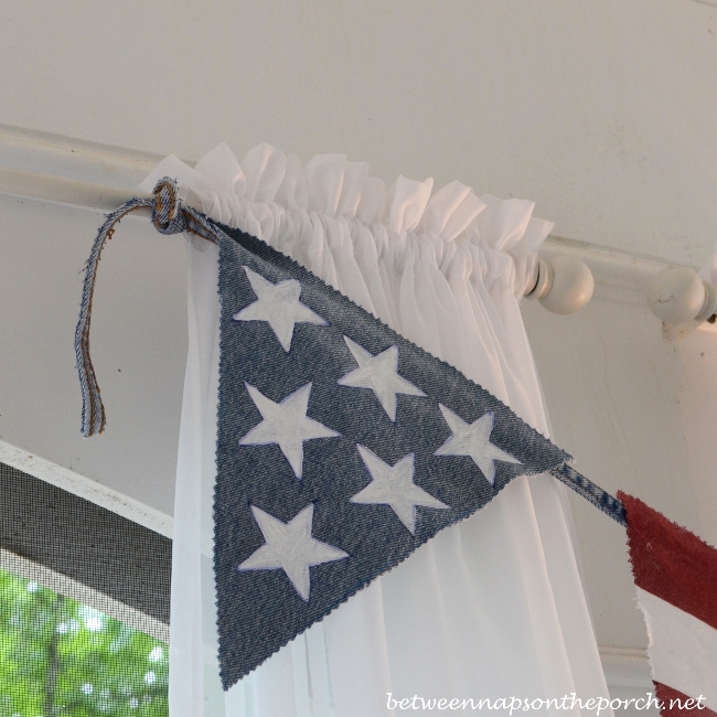 4th of July Patriotic Banner, Pottery Barn Inspired