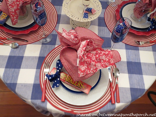 4th of July Tablescape for Four