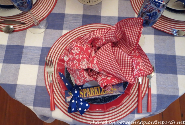 4th of July Tablescape for Four