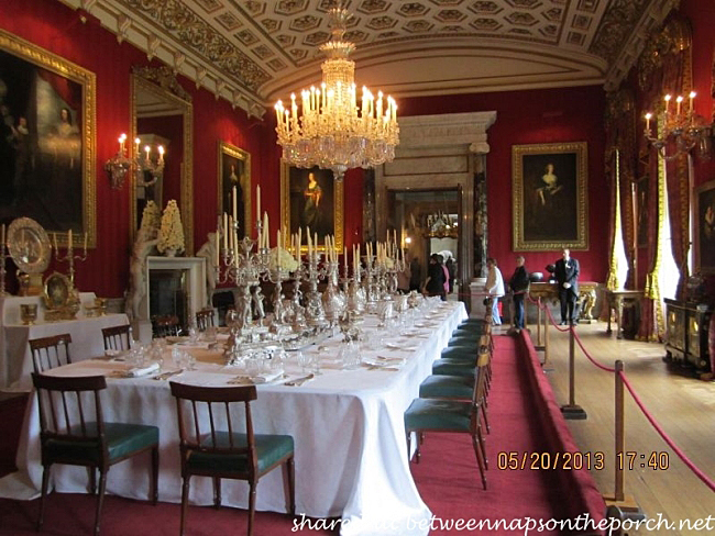 Chatsworth House Dining Room