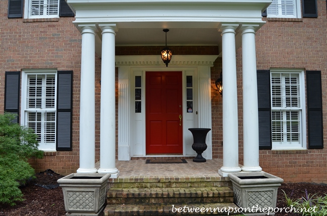 Trying Out Planters for the Porch