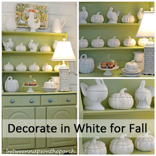 Decorating in White for Fall