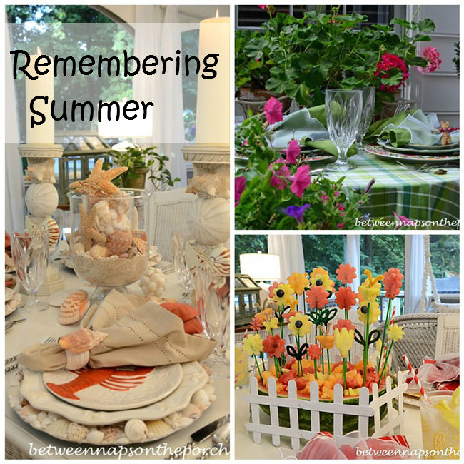 Summer Dining Collage