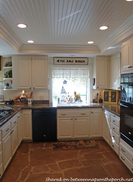 Kitchen Renovation with White Cabinets, Granite, Recessed Lighting 06