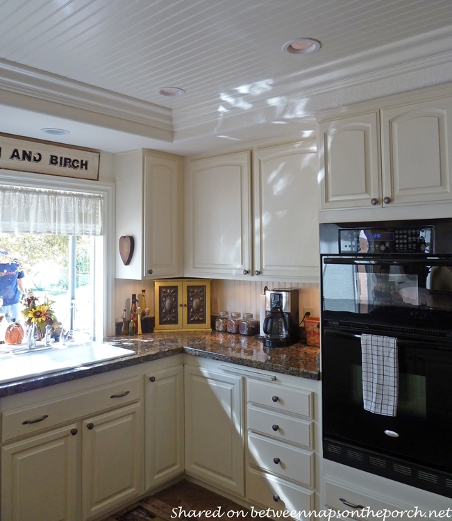 Kitchen Renovation with White Cabinets, Granite, Recessed Lighting 08