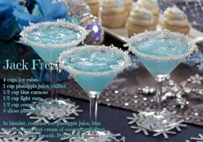 Jack Frost Holiday Drink